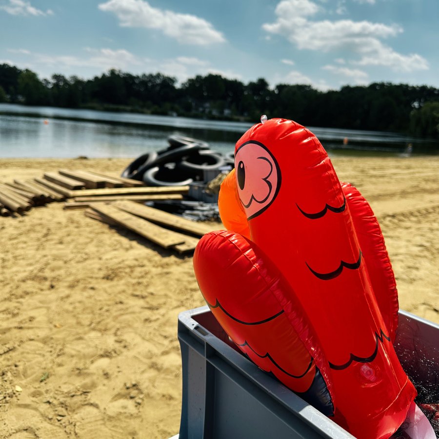 Brückenbau Challenge auf dem Allersee