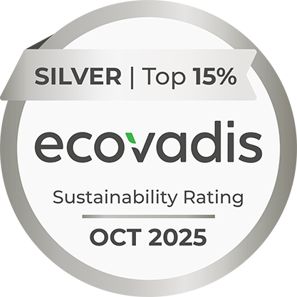 EcoVadis-Medaille 2025 Silber Logo EcoVadis-Medaille 2025 Silber