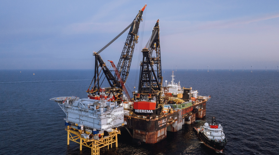 Erfolgreiche Installation der Offshore-Plattform OSS Jasmund markiert bedeutenden Fortschritt