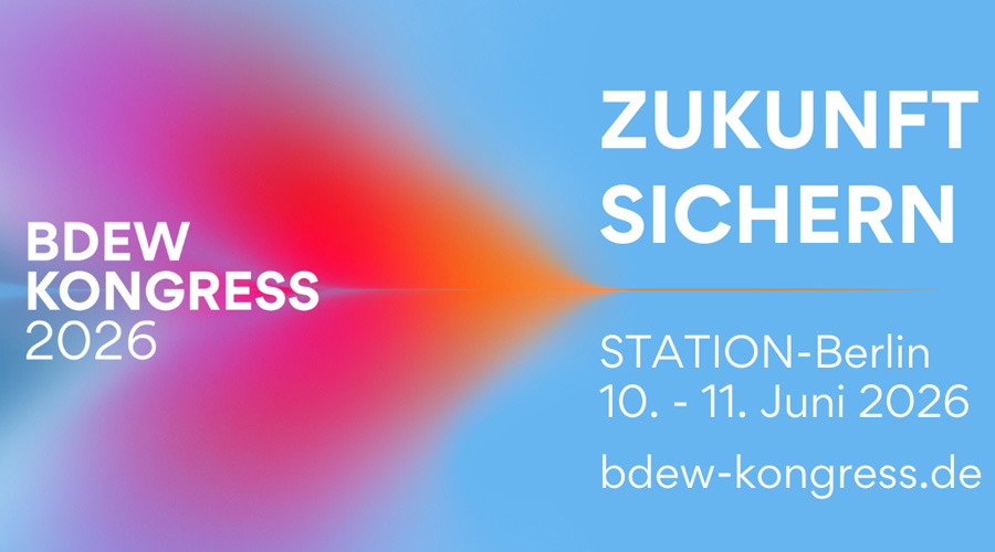 ENLITE ist auch in diesem Jahr wieder auf dem BDEW Kongress vertreten, der vom 10. bis 11. Juni 2026 in der STATION-Berlin in Berlin stattfindet.